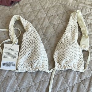 Size small monday swimwear top with tags